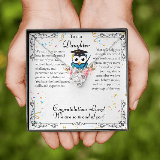 Graduation Necklace For Daughter - Stainless Steel
