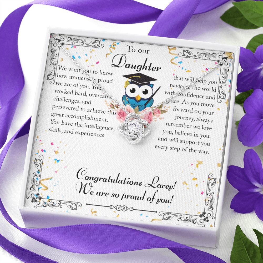 Graduation Necklace For Daughter - Stainless Steel