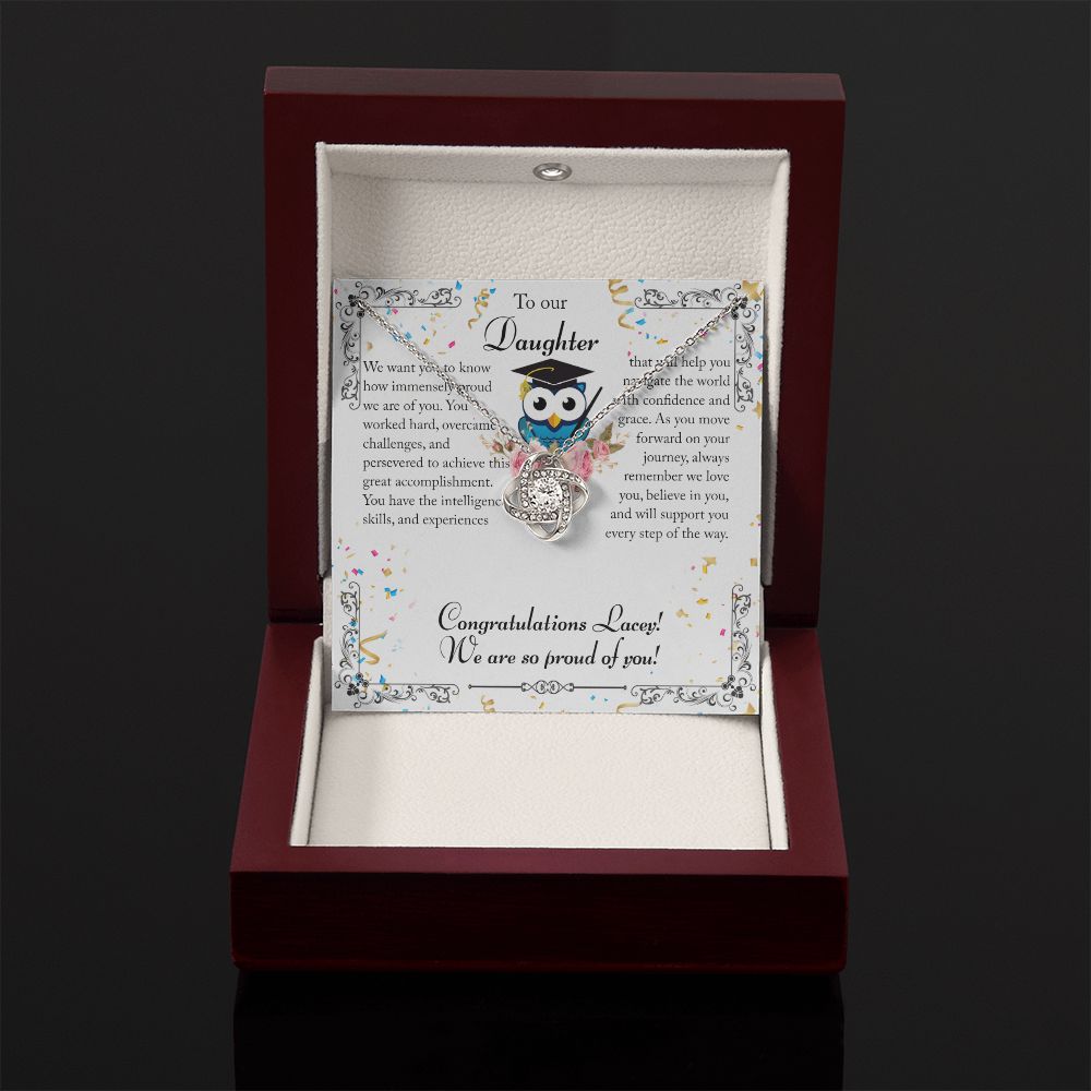 Graduation Necklace For Daughter - Stainless Steel