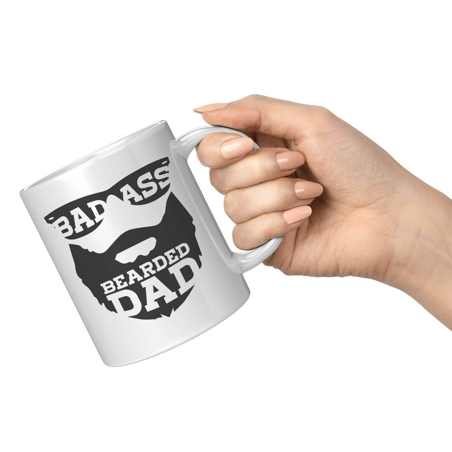 Bad A** Bearded Dad - Coffee Mug