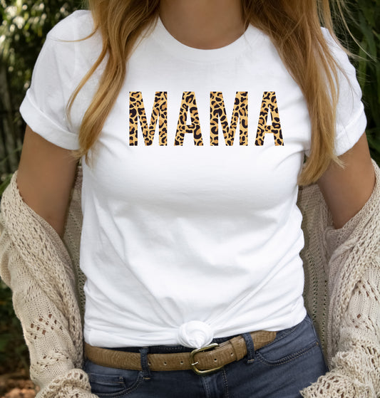 Mama - Leopard Print