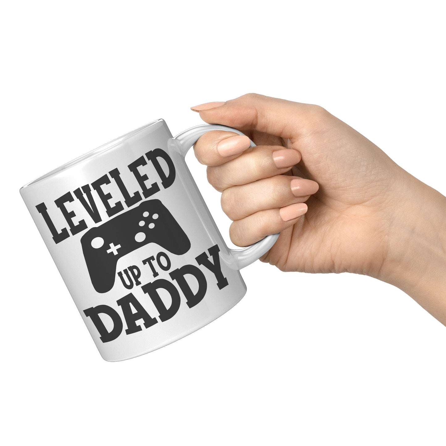 Leveled Up To Daddy - Coffee Mug