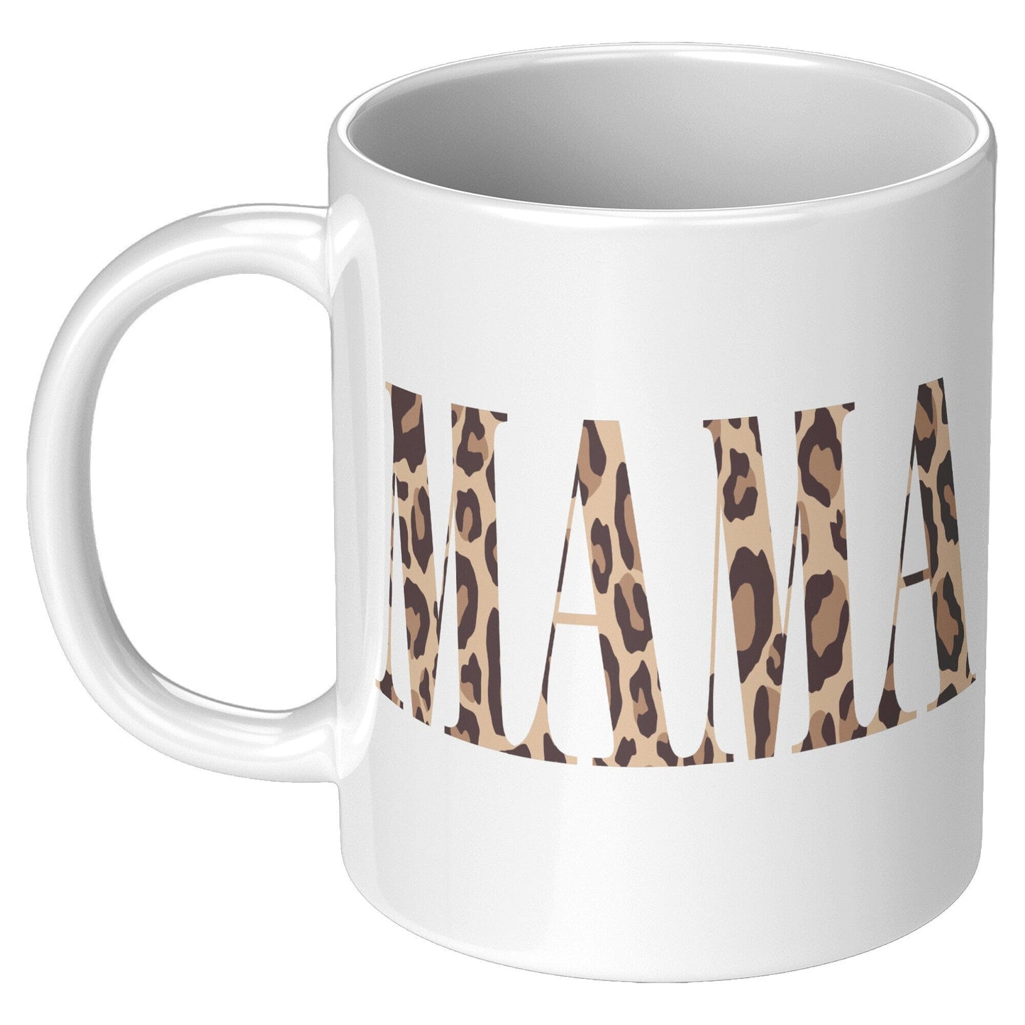 Mama Leopard Print - Coffee Mug