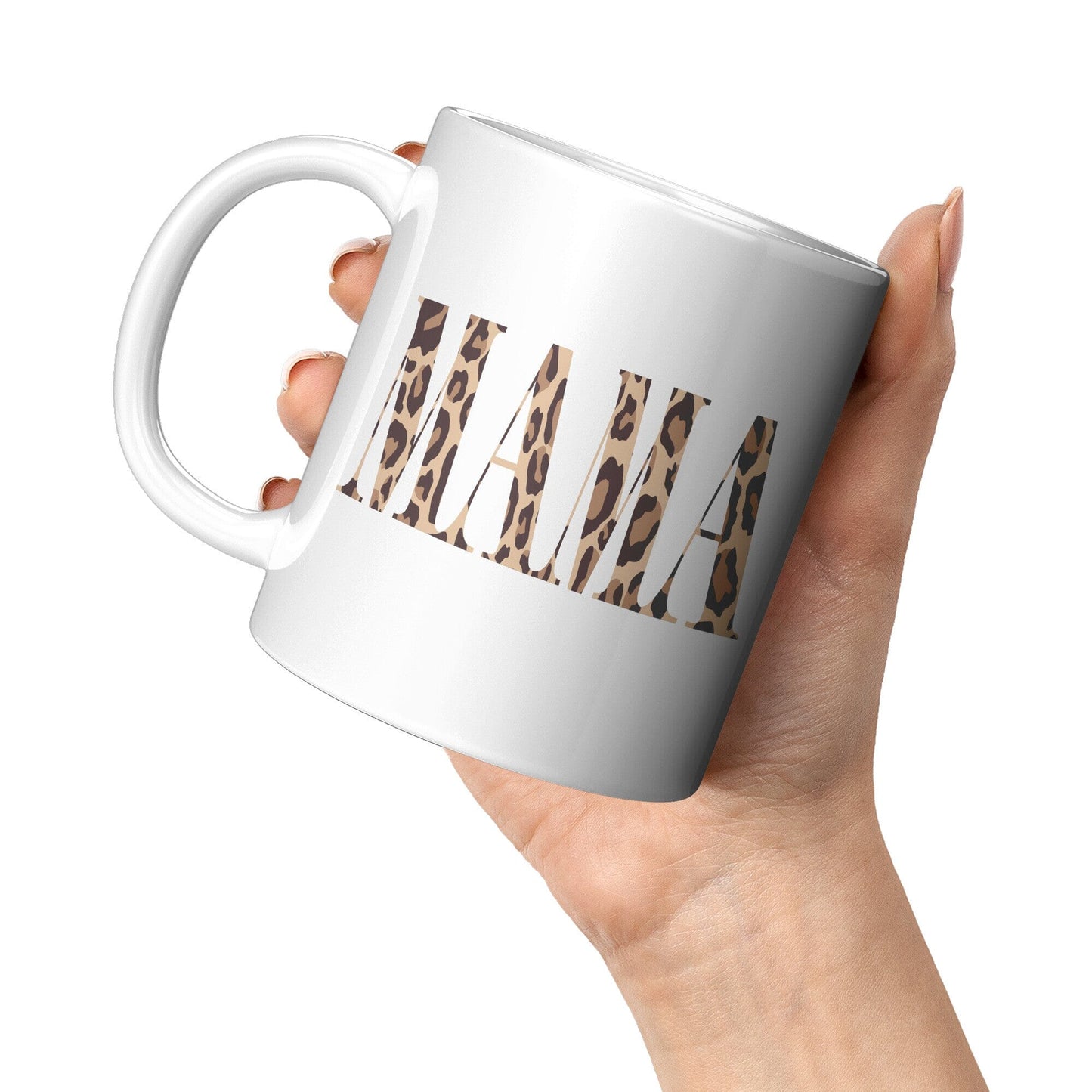 Mama Leopard Print - Coffee Mug