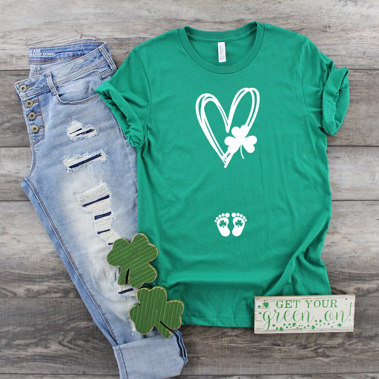 St. Patrick's Day Pregnancy Shirt, Pregnancy Announcement St Patrick's Day