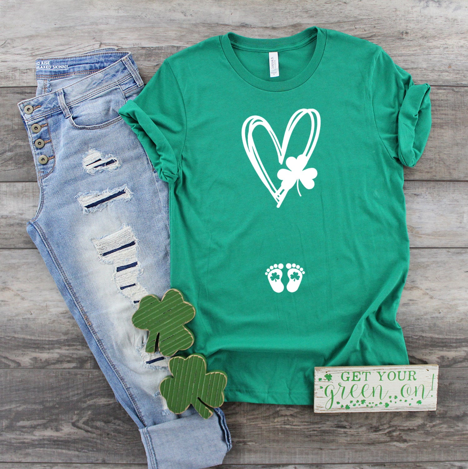 St. Patrick's Day Pregnancy Shirt, Pregnancy Announcement St Patrick's Day