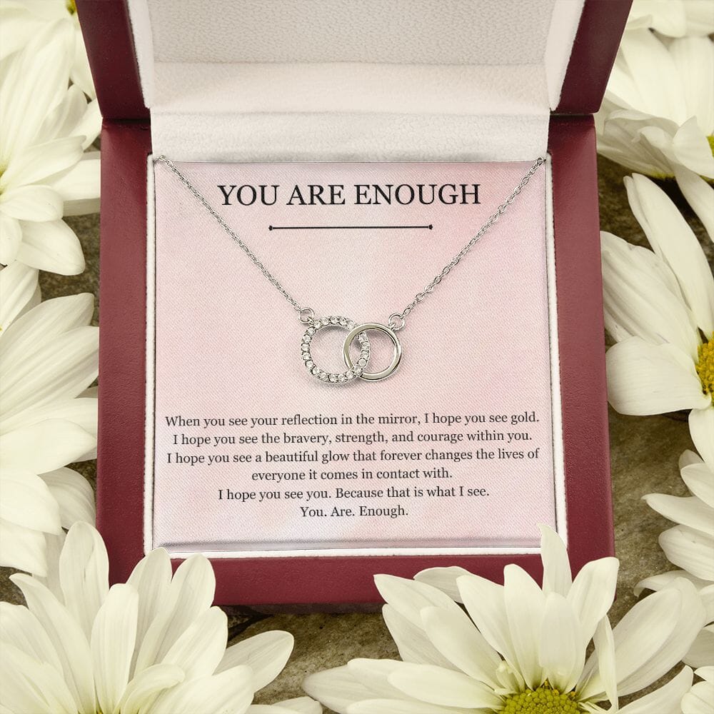 You Are Enough - Circle Necklace