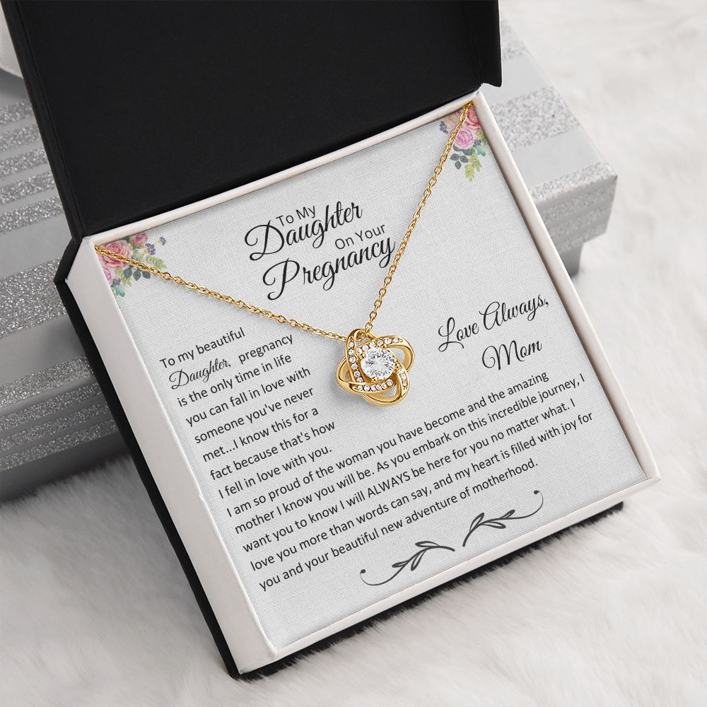 To My Daughter On Your Pregnancy - Floral