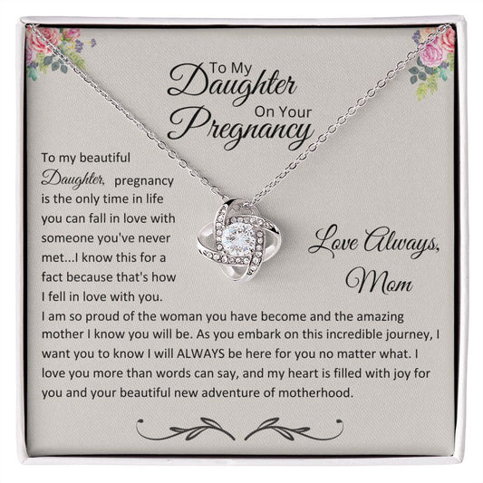 To My Daughter On Your Pregnancy - Floral Tan