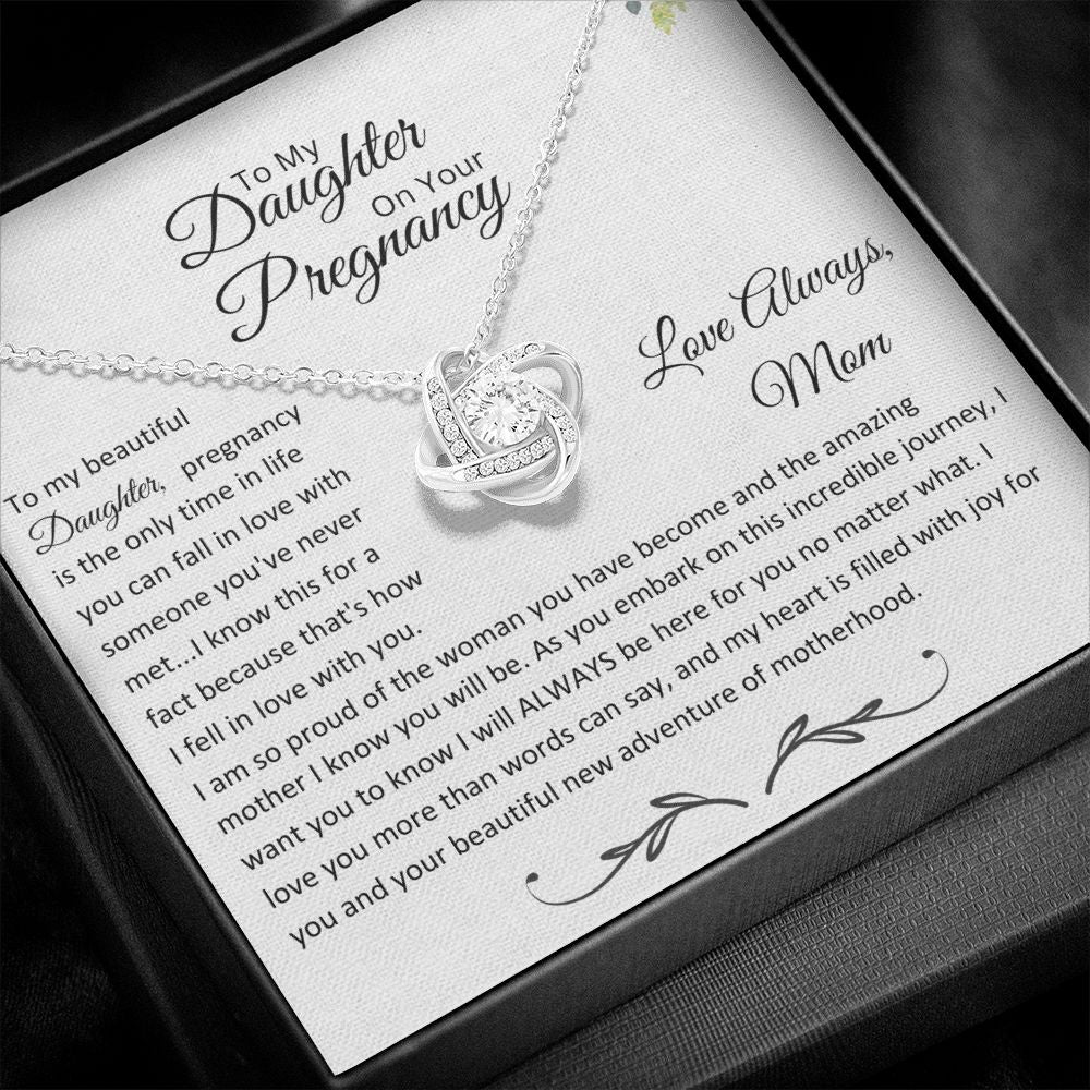 To My Daughter On Your Pregnancy - Floral