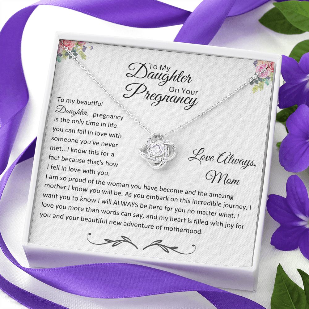 To My Daughter On Your Pregnancy - Floral