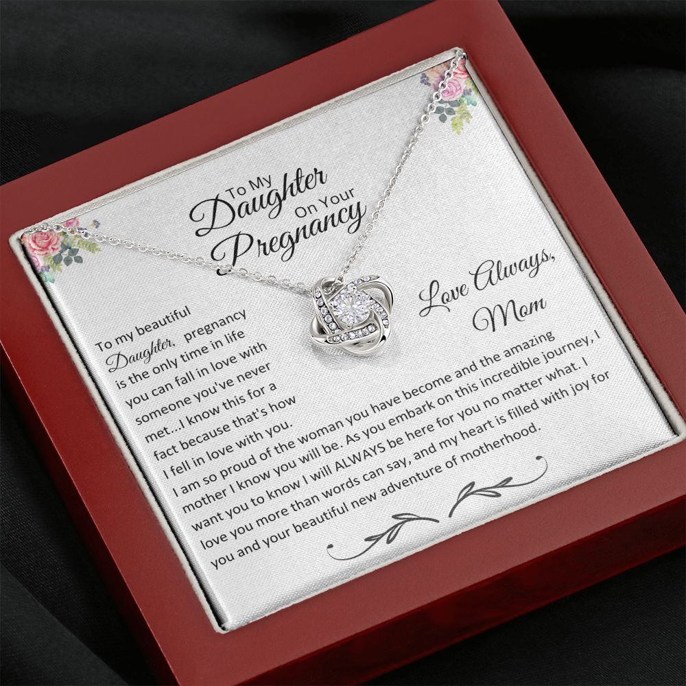To My Daughter On Your Pregnancy - Floral
