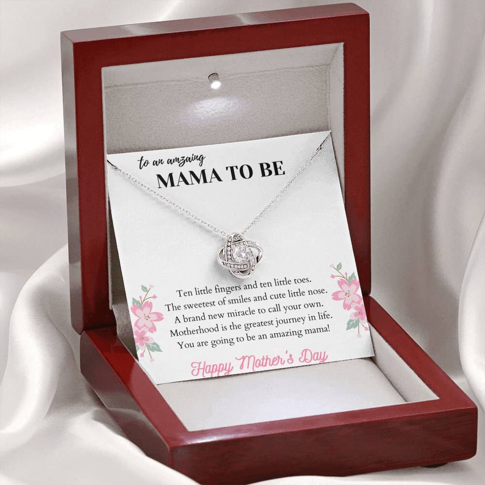 First Mother's Day Love Knot Necklace