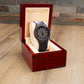 Custom Engraved Wooden Watch For Groom