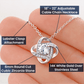 Graduation Love Knot Necklace