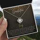 Graduation Love Knot Necklace