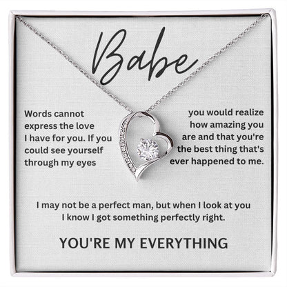 Babe You're My Everything - White