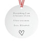 To Mom Ornament - From Daughter