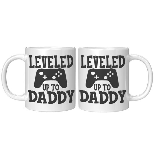 Leveled Up To Daddy - Coffee Mug