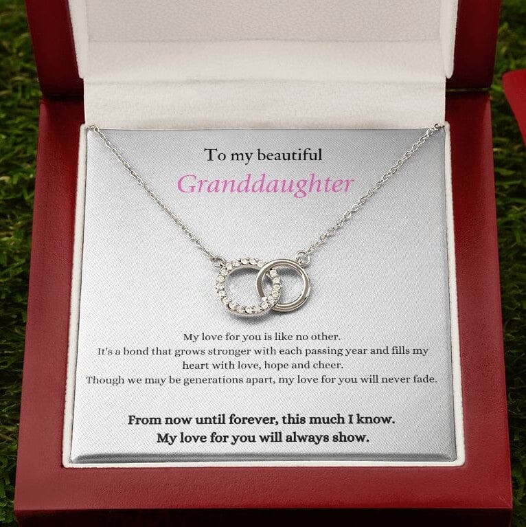 Granddaughter My Love For You Will Never Fade - Perfect Pair Necklace