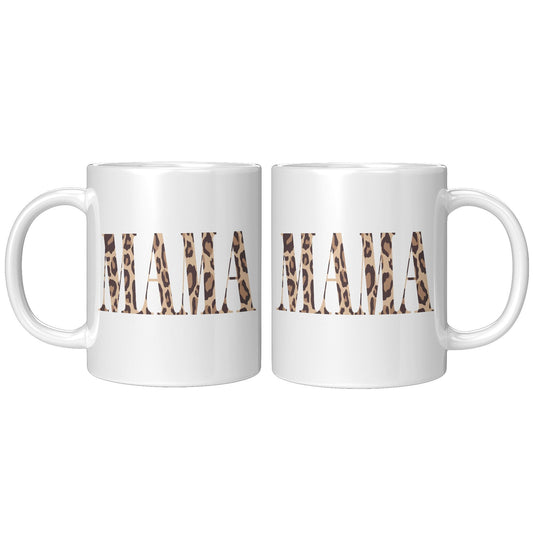 Mama Leopard Print - Coffee Mug