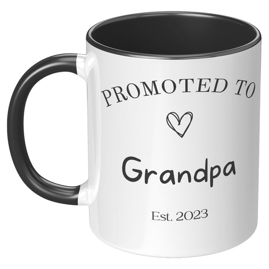 Promoted To Grandpa Coffee Mug