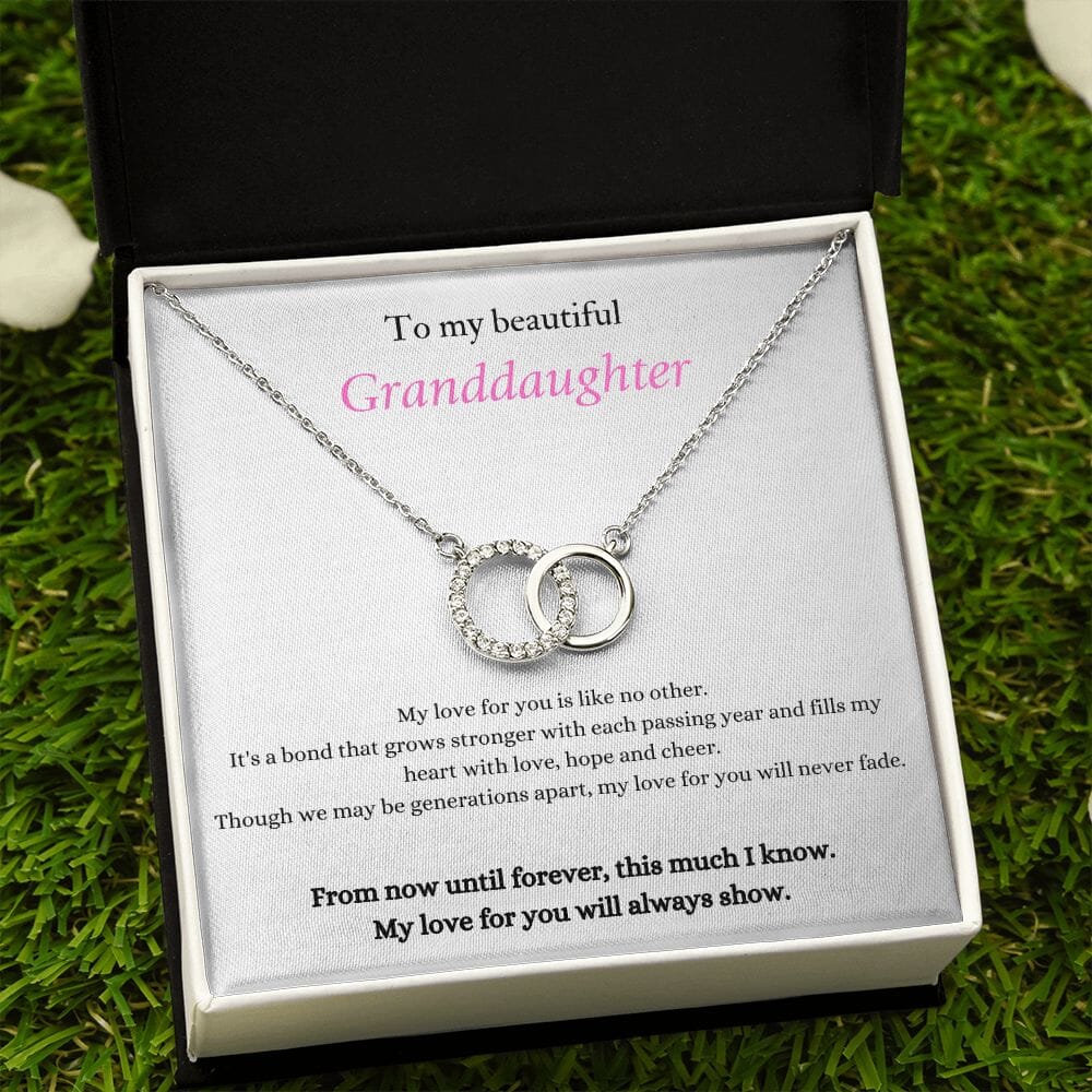 Granddaughter My Love For You Will Never Fade - Perfect Pair Necklace