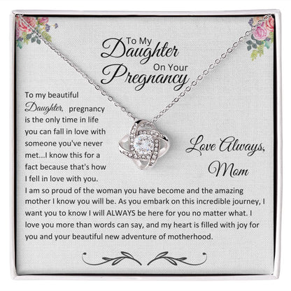 To My Daughter On Your Pregnancy - Floral