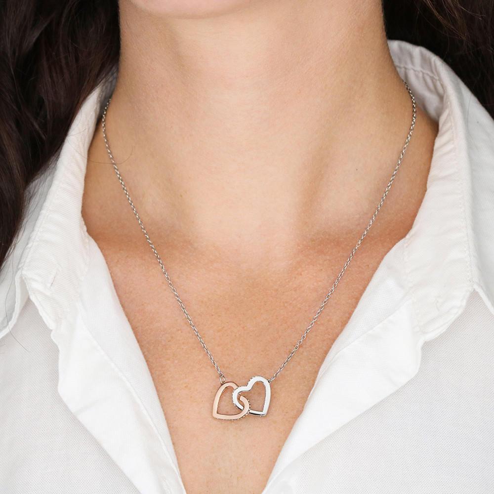 Mother To Be Interlocking Hearts Pendant